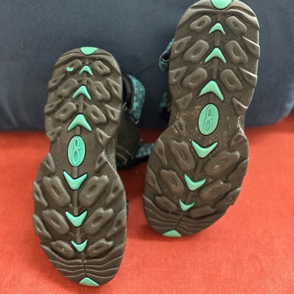 OP Black and Blue Outdoor Sandals with Adjustable Straps - Picture 3 of 8